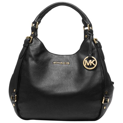 michael kors black leather purse|michael kors black purse women's.